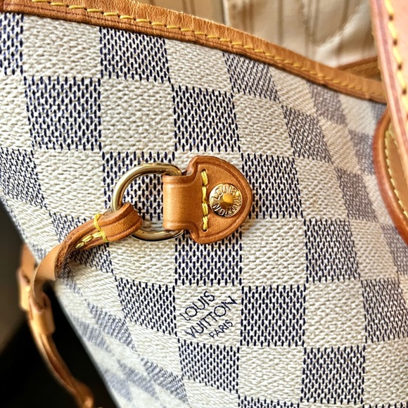 SOLD - Louis Vuitton Damier Azur Neverfull MM - Picture 8 of 16